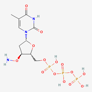 molecular formula C10H18N3O14P3 B8667777 3'-O-Aminothymidine-5'-triphosphate 