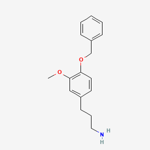 3-[4-(Benzyloxy)-3-methoxyphenyl]propan-1-amine