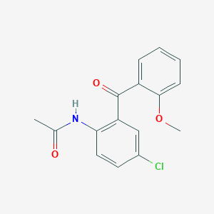 N-[4-Chloro-2-(2-methoxybenzoyl)phenyl]acetamide