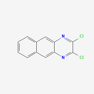molecular formula C12H6Cl2N2 B8667845 2,3-Dichlorobenzo[g]quinoxaline 
