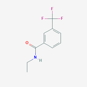 molecular formula C10H10F3NO B8667877 N-ethyl-3-(trifluoromethyl)benzamide 