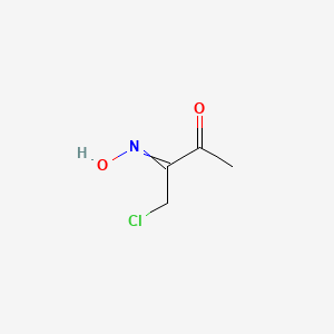 molecular formula C4H6ClNO2 B8667884 1-Chlorobutane-2,3-dione 2-oxime 