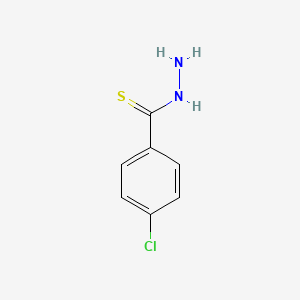 molecular formula C7H7ClN2S B8667895 4-Chloro-thiobenzoic acid hydrazide 