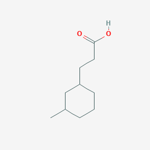 molecular formula C10H18O2 B8667919 3-(3-Methylcyclohexyl)propanoic acid CAS No. 67451-77-8