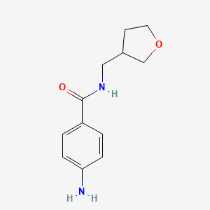 4-amino-N-((tetrahydrofuran-3-yl)methyl)benzamide