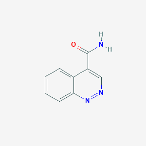 molecular formula C9H7N3O B8667948 Cinnoline-4-carboxamide 