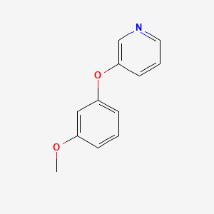 molecular formula C12H11NO2 B8667975 3-(3-Methoxyphenoxy)pyridine 