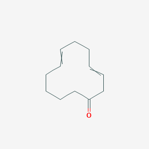 molecular formula C12H18O B8668069 Cyclododeca-3,7-dien-1-one CAS No. 114215-06-4