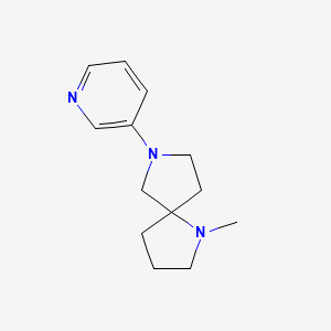 molecular formula C13H19N3 B8668123 1-Methyl-7-(3-pyridyl)-1,7-diazaspiro[4.4]nonane CAS No. 646055-66-5