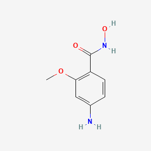 molecular formula C8H10N2O3 B8668164 4-Amino-N-hydroxy-2-methoxybenzamide CAS No. 920739-78-2