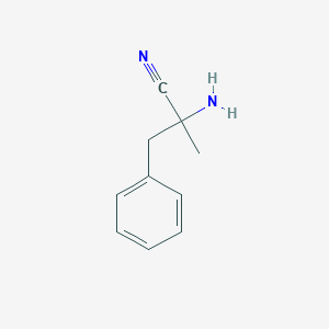 2-Amino-2-methyl-3-phenylpropanenitrile