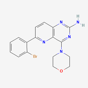 6-(2-Bromophenyl)-4-(morpholin-4-yl)pyrido[3,2-d]pyrimidin-2-amine