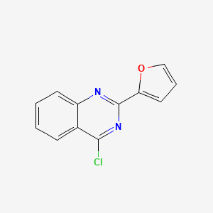 molecular formula C12H7ClN2O B8668207 4-Chloro-2-(2-furyl)quinazoline 