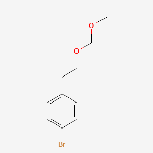 molecular formula C10H13BrO2 B8668221 1-Bromo-4-[2-(methoxymethoxy)ethyl]benzene CAS No. 203664-53-3