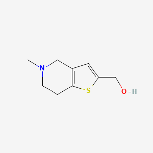 molecular formula C9H13NOS B8668232 (5-Methyl-4,5,6,7-tetrahydro-thieno[3,2-c]pyridin-2-yl)-methanol 