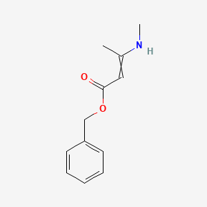 molecular formula C12H15NO2 B8668238 Benzyl 3-(methylamino)but-2-enoate CAS No. 61312-70-7