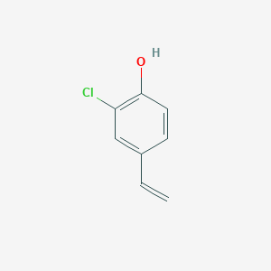 molecular formula C8H7ClO B8668254 2-Chloro-4-ethenylphenol 