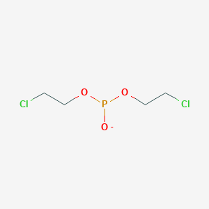 molecular formula C4H8Cl2O3P- B086683 双(2-氯乙基)膦酸酯 CAS No. 1070-42-4