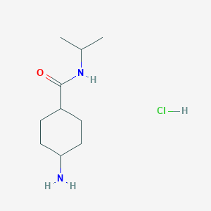 cis-4-amino-N-isopropylcyclohexane-1-carboxamide hydrochloride