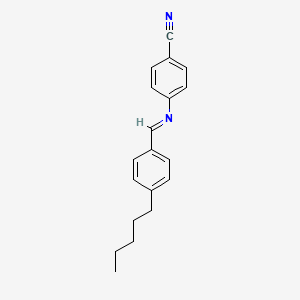 Benzonitrile, 4-[[(4-pentylphenyl)methylene]amino]-