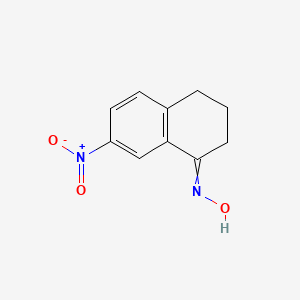 molecular formula C10H10N2O3 B8668382 7-nitro-3,4-dihydro-2H-naphthalen-1-one oxime 