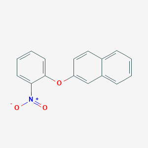 molecular formula C16H11NO3 B8668404 Naphthalene, 2-(2-nitrophenoxy)- CAS No. 32219-12-8