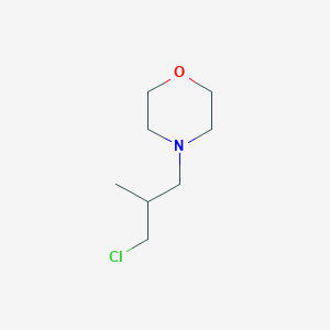 3-Morpholino-2-methyl-1-chloropropane