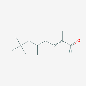 B8668440 2,5,7,7-Tetramethyloct-2-enal CAS No. 113831-56-4