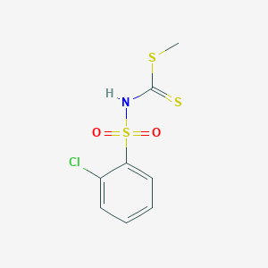 Methyl (2-chlorobenzene-1-sulfonyl)carbamodithioate