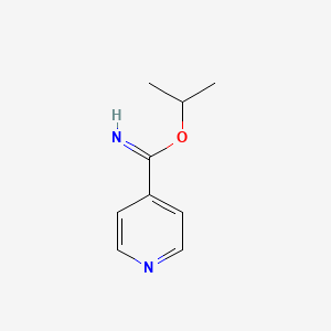 molecular formula C9H12N2O B8668560 Isopropyl isonicotinimidate 