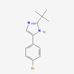 4-(4-Bromophenyl)-2-(1,1-dimethylethyl)-1h-imidazole