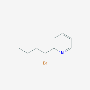 molecular formula C9H12BrN B8668569 2-(1-Bromobutyl)pyridine 