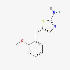 molecular formula C11H12N2OS B8668594 5-(2-Methoxy-benzyl)-thiazol-2-ylamine 