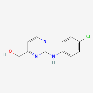 [2-(4-chloroanilino)pyrimidin-4-yl]methanol