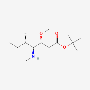 (3R,4S,5S)-tert-Butyl 3-methoxy-5-methyl-4-(methylamino)heptanoate