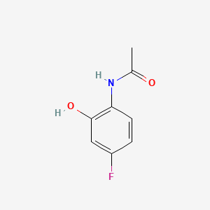 molecular formula C8H8FNO2 B8668674 N-(4-fluoro-2-hydroxyphenyl)acetamide CAS No. 16323-08-3
