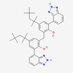 molecular formula C41H50N6O2 B8668694 2,2'-Methylene bis (4-t-octyl-6-benzotriazolylphenol) 