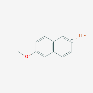 molecular formula C11H9LiO B8668774 2-Lithio-6-methoxynaphthalene CAS No. 32725-08-9