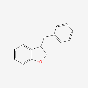 molecular formula C15H14O B8668823 3-Benzyl-2,3-dihydrobenzofuran CAS No. 72374-36-8
