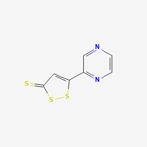 5-Pyrazin-2-yldithiole-3-thione
