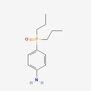 molecular formula C12H20NOP B8668977 4-(Dipropylphosphoryl)aniline CAS No. 834894-19-8