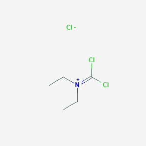 molecular formula C5H10Cl3N B8669001 N-(Dichloromethylene)-N,N-diethylammonium chloride CAS No. 59533-02-7