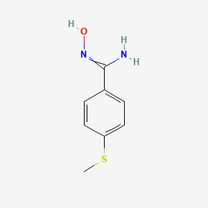 molecular formula C8H10N2OS B8669024 n-Hydroxy-4-methylsulfanyl-benzamidine 