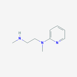 molecular formula C9H15N3 B8669056 Methyl[2-(methyl-2-pyridinylamino)ethyl]amine 