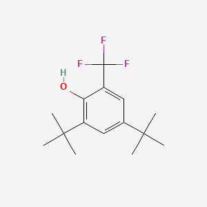 molecular formula C15H21F3O B8669059 2,4-Di-tert-butyl-6-(trifluoromethyl)phenol CAS No. 93343-49-8