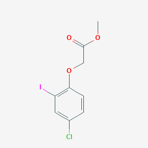 molecular formula C9H8ClIO3 B8669084 Methyl (4-chloro-2-iodophenoxy)acetate CAS No. 646054-38-8