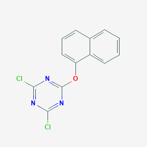 molecular formula C13H7Cl2N3O B8669089 2,4-Dichloro-6-(1-naphthyloxy)-S-triazine 