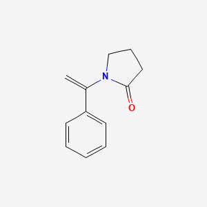 molecular formula C12H13NO B8669142 2-Pyrrolidinone, 1-(1-phenylethenyl)- CAS No. 66373-96-4