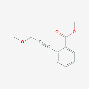 molecular formula C12H12O3 B8669161 Methyl 2-[3-(methyloxy)-1-propyn-1-yl]benzoate 
