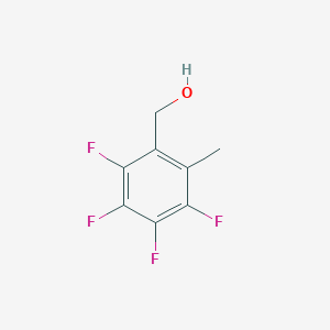 molecular formula C8H6F4O B8669188 (2,3,4,5-Tetrafluoro-6-methylphenyl)methanol 